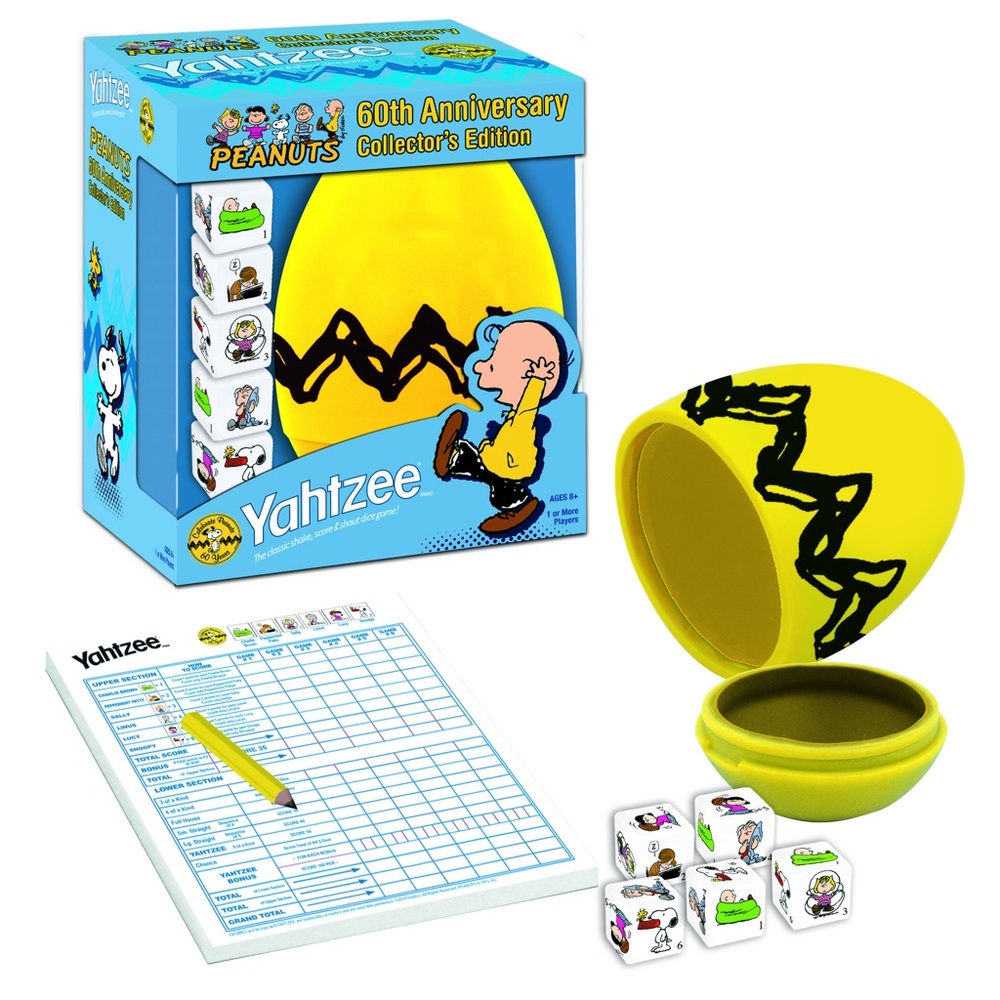 Peanuts Yahtzee 60th Anniversary Collector's Edition